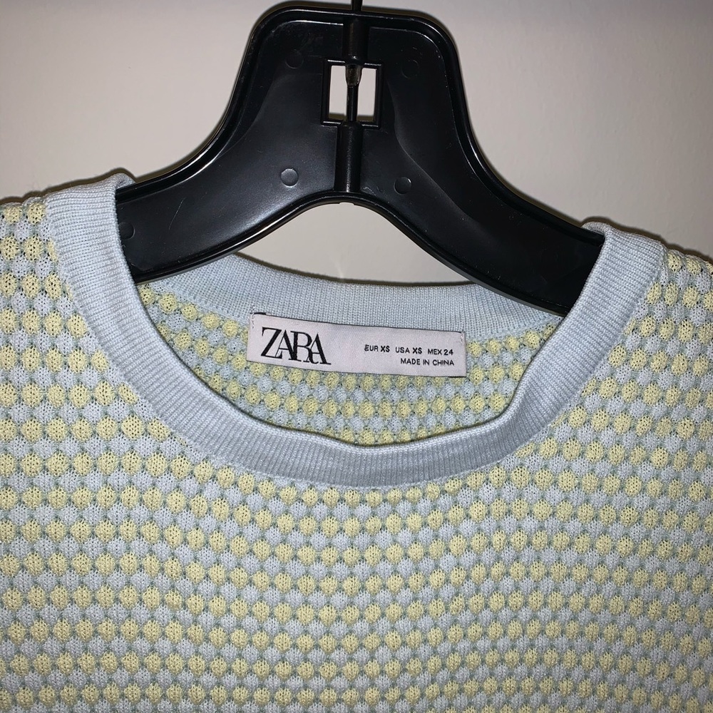 Zara Short Sleeve Knit Top